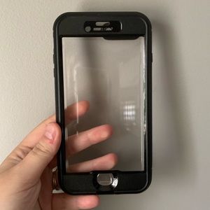 Clear life proof case for iPhone 7 Plus 🖤